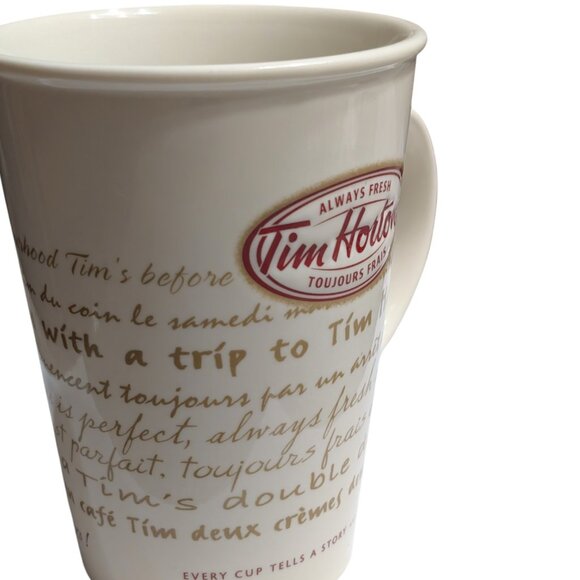TIM HORTONS Coffee Mug Limited Edition Every Cup Tells A Story…Always! 2009 009 - Picture 4 of 7